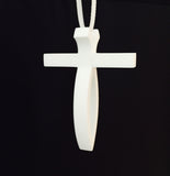 Fish Cross Christmas Ornament